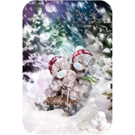 Son and Partner Me to You Bear Christmas Card £2.40